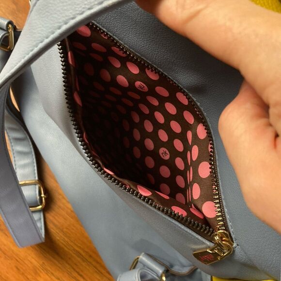 Nicole Lee USA Nikky Fashion Backpack Enjoy Every Moment Medium Faux Leather Zip - Picture 9 of 16